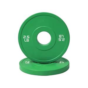 Plaques de poids calibrées fractionnaires en caoutchouc colorées de haute qualité bon marché d'approvisionnement d'usine, plaques de changement pour les femmes et les hommes - Product Image 3