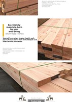 Matériaux de construction : Bois de Douglas Fir, bûches de 40 mm x 230 mm x 4230 mm