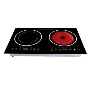 2021 Đức Chất Lượng 2 Burner Bếp Cảm Ứng/Cooktop/Bếp/Linh Kiện, Real 5000W Hai Burner Thông Minh Bếp Cảm Ứng - Product Image 4