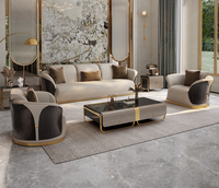 Canapé combiné 123 de luxe minimaliste italien, salon de villa, grand et en cuir véritable, mobilier haut de gamme, cuir de vachette de première qualité