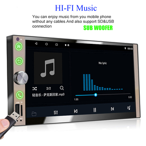 Hệ Thống Ô Tô Điều Khiển Từ Xa Dvd Android Âm Thanh Nổi Radio Âm Thanh Nổi 2 Din Máy Phát Mp5 Đa Phương Tiện Cho Xe Hơi - Product Image 2
