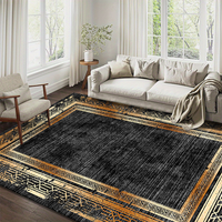 Tapis moderne en velours cristal au nouveau design personnalisé Tapis chinois antidérapant à impression numérique Tapis et moquettes de salon de grande surface
