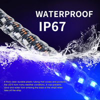 Fouet lumineux LED RGB multicolore à effets de poursuite, type antenne, pour ATV, UTV, Buggy, RZR, véhicule tout-terrain