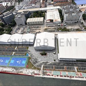 Customized Outdoor Aluminum Sports Tent PVC Double Layer Four-season Extended Type For Basketball And <b>Badminton</b> Courts - Product Image 3