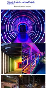 Iluminación <span class=keywords><strong>BTF</strong></span> Flexible DC24V 108Leds/m 8mm LED Pixel Direccionable WS2811 Guirnaldas de Luces para Exteriores con Control Remoto WiFi/App IP65 - Product Image 4