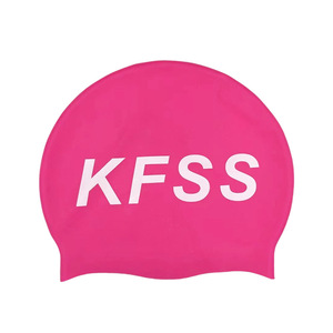 Gorro de natación de silicona estampado, tamaño extra grande universal, impermeable, para adultos y niños, para natación y deportes acuáticos - Product Image 3