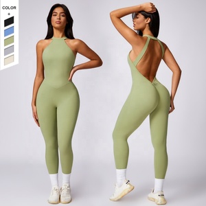 2024 nouveau body de levage de hanche de pêche et d'embellissement du dos pour les femmes en plein air course ajustement serré séchage rapide Fitness - Product Image 1