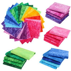 Tissu d'ameublement en patchwork imprimé aux couleurs bonbon, 100% coton - Product Image 1