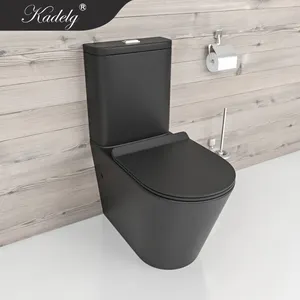 ऑस्ट्रेलिया मानक बाथरूम मेट काले शौचालय