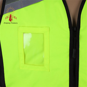 <strong>Hi</strong> <strong>Vis</strong> Reflective Safety Vests for Men <strong>Women</strong> High Visibility Vest with Pockets Mesh Fabric Construction Safety <strong>Jacket</strong> - Product Image 6
