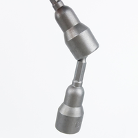 Jeu de douilles à Impact magnétique, 6 pièces, métrique 42mm ~ 100mm, mèche à tige hexagonale, adaptateur de foret