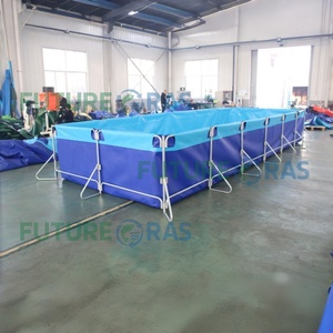 <span class=keywords><strong>Bassin</strong></span> de pisciculture <span class=keywords><strong>rectangulaire</strong></span> portable en bâche PVC <span class=keywords><strong>pour</strong></span> l'élevage de crevettes, poissons et tilapias, idéal <span class=keywords><strong>pour</strong></span> l'aquaponie et la ferme biofloc. - Product Image 5