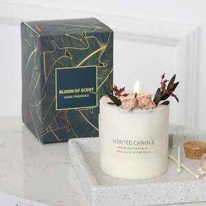 Meilleures Ventes Bougies Parfumées de Luxe Cire de Soja Noël Saint-Valentin avec Logo et Emballage Personnalisés pour Invités, <span class=keywords><strong>Femmes</strong></span> et Petites Amies - Product Image 2