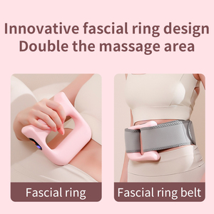 Mini Pistola de Masaje Vibratoria Profesional Recargable para Quemar Grasa, Anillo de Masaje Fascial Hecho de Material ABS - Product Image 3