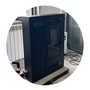 Poêle à granulés autoportant de luxe de style européen mince, 7,7 kW, pour 2 pièces, avec Wi-Fi intégré, pour salon - Modèle KM0802E - Product Image 4