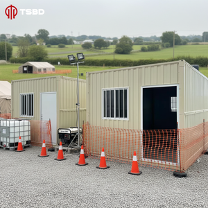 Casa Contenedor <span class=keywords><strong>de</strong></span> Acero <span class=keywords><strong>de</strong></span> 20 pies, Instalación Rápida, Diseño Plegable en Z, Prefabricada, Plegable, Pequeña, Móvil, Dormitorio Temporal para <span class=keywords><strong>Hoteles</strong></span> - Product Image 1