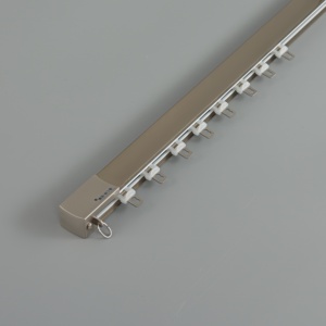 Rail de rideau long et invisible en alliage d'aluminium et <span class=keywords><strong>PVC</strong></span>, robuste, anti-rouille, moderne, pour bureau, maison, accessoire de mariage et de baptême - Product Image 6