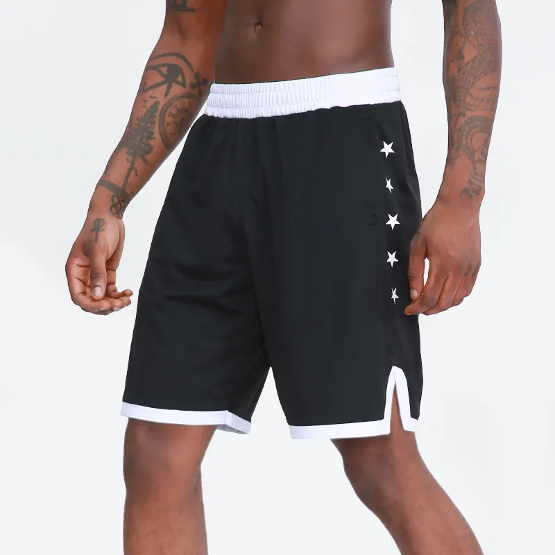 Pantalones cortos deportivos de diseño personalizado para hombre, ropa de gimnasio, Jersey de baloncesto europeo Simple de verano