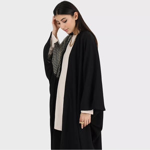 Robe longue traditionnelle musulmane pour femmes, style <span class=keywords><strong>simple</strong></span>, kaftan pour soirée, abaya arabe, <span class=keywords><strong>boubou</strong></span>, service OEM pour adultes à Dubaï - Product Image 3