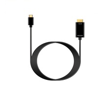 Kabel Adaptor USB Type C ke HDMI 4K HD Terbaru 4K 60Hz 4K 30Hz 1080P Type-C ke HDMI 1.8m Kabel USB C HDMI