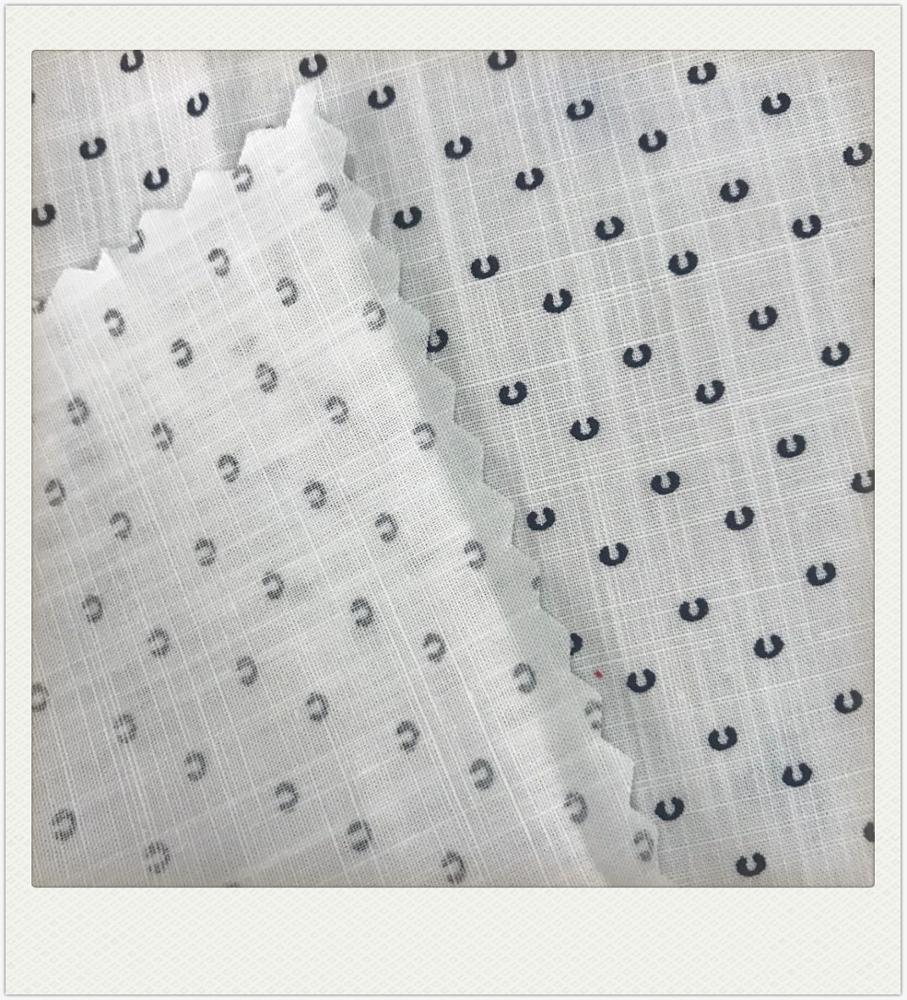 Дышащая хлопчатобумажная льняная ткань для брюк, платьев и рубашек, заводская цена