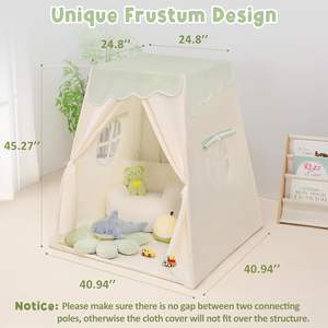 Tente de jeu portable de grande taille au design unique pour les activités de groupe, les jeux et le rangement des jouets préférés - Product Image 3