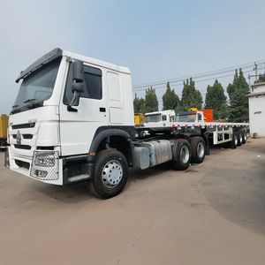 HOWO TX7 460 Caballos Euro 2 Emisión Estándar 4x2 Giro a la derecha Tractor Camiones Nueva condición Cámara trasera para transporte de grava - Product Image 3