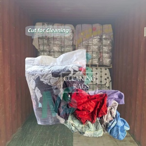 Multicolor Industrial Cleaning Rags High Cotton Industrial Rags for Cleaning High Cotton Wiping <b>Cloth</b> - Product Image 1