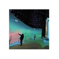 Projecteur interactif holographique 3D immersif à 360 degrés pour sol et mur, projection interactive pour mur tactile, média interactif