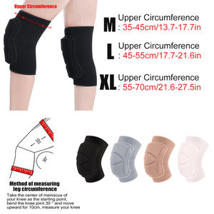 Genouillères de sport pour hommes et femmes, protection contre le froid hivernal, ensembles de genouillères épaisses en éponge, pour le basketball, la conduite, la course à pied, la danse - Product Image 5