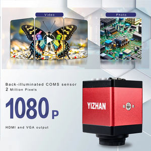 Caméra 13MP Port VGA Microscope monoculaire industriel Zoom 150X support de support de bras en métal réglable pour la réparation de carte mère - Product Image 2