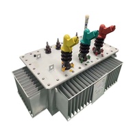 Transformateur de sous-station de puissance flyback immergé dans l'huile série SBH 15, triphasé, à noyau en alliage amorphe, enroulement en aluminium-cuivre, 480V