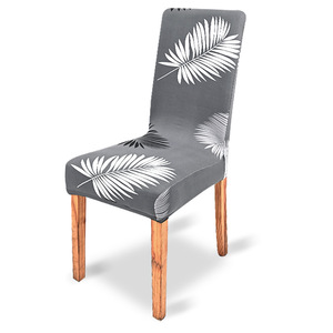 Funda de asiento lavable con diseño de flores y hojas, fundas para <span class=keywords><strong>sillas</strong></span> plegables de Spandex, fundas para <span class=keywords><strong>sillas</strong></span> de poliéster con estampado elástico - Product Image 4