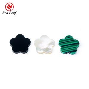 Guscio di straccio naturale rosso nero verde agata Malachite <span class=keywords><strong>occhi</strong></span> di tigre <span class=keywords><strong>turchese</strong></span> quattro foglie di trifoglio gioiello di pietra preziosa per creare pietre preziose sciolte" - Product Image 1