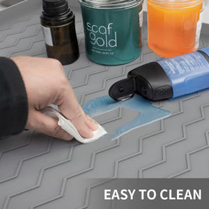 <span class=keywords><strong>Protector</strong></span> de Gabinete de <span class=keywords><strong>Cocina</strong></span> y Baño, Alfombrilla Protectora de Silicona Flexible Impermeable para Debajo del Fregadero - Product Image 4
