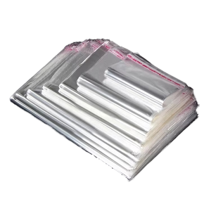 Fournisseur OEM de sacs en cellophane transparent OPP, logo personnalisé imprimé, pour bijoux, vêtements, boucles d'oreilles, lunettes - Product Image 1