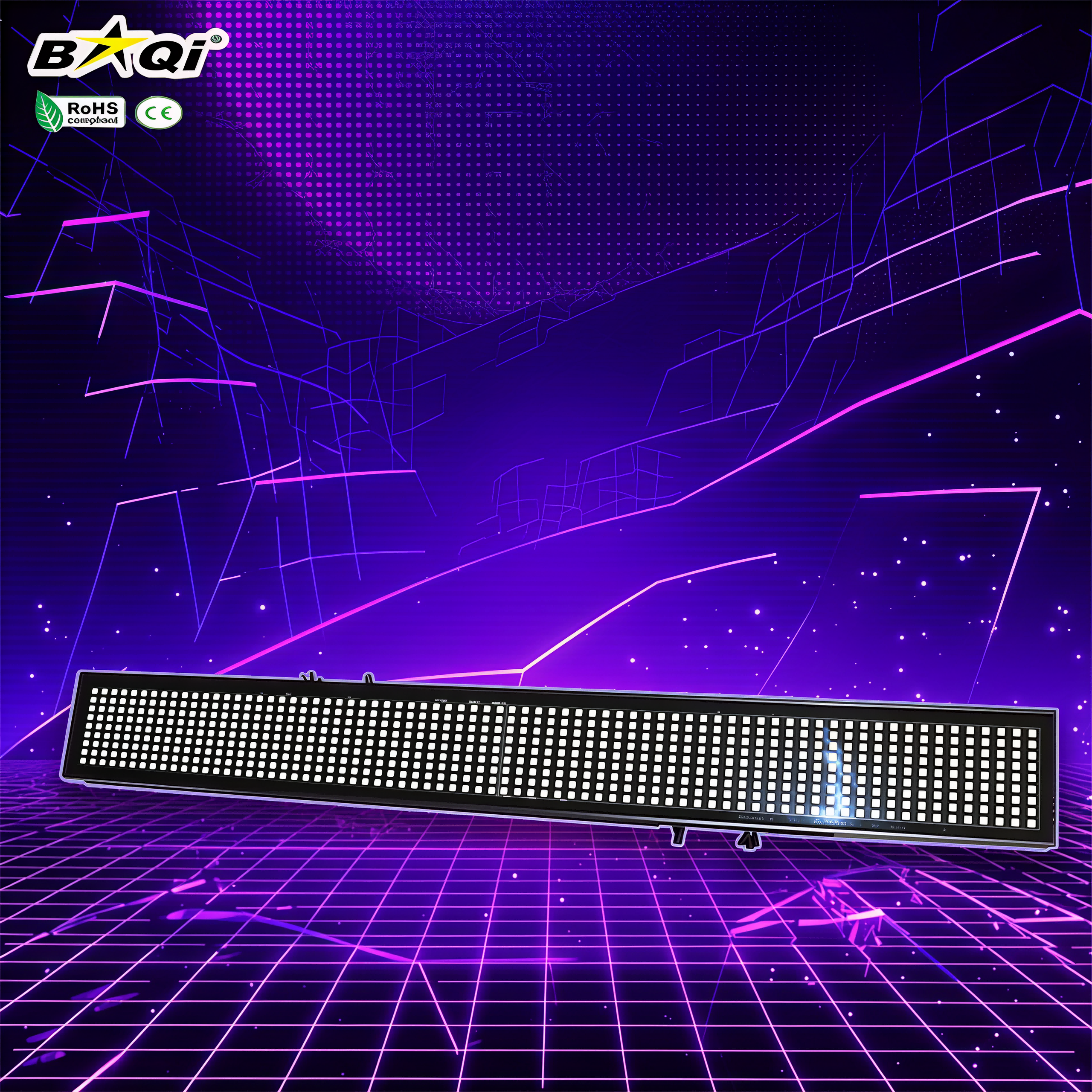 Good Quality CE ROHS RGB Strobe Lights 666pcs LED Black Pixel Flash DMX512 Control IP20 Rated for Stage Use KTV Parties