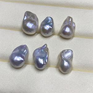 Pérola Barroca Grande Natural de Água Doce com Alto Brilho de 12-18mm Pérola Solta Irregular para Confecção de Joias - Product Image 4