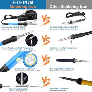 Student Lötkolben Set 15 Sätze Lötkolben Werkzeuge Original Brand Support - Product Image 5