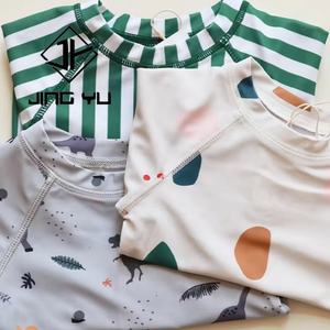 Customized Eco-friendly Fabric Children's Swimwear With Striped <b>Swimsuit</b> Shorts Set With Printing Double-sided Design - Product Image 6