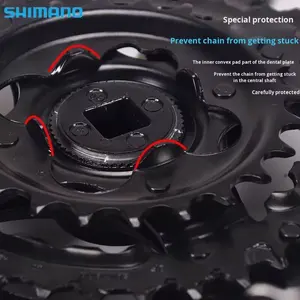 Para <span class=keywords><strong>Shimano</strong></span> Ty301 42T/48T, plato de bicicleta de montaña con orificio cuadrado, Material de aleación de longitud de manivela de 152mm para bicicletas de carretera - Product Image 3