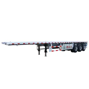used lowbed trailer truck 60 ton 4 axle 16m lowbed trailer truck double axle lowbed trailer truck pr