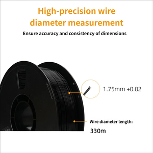 Filament d'impression 3D noir ASA PETG de qualité supérieure, imperméable, anti-corrosion, pour modèles de construction extérieure et de jardin - Product Image 1