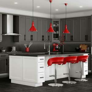 Custom Made MDF Modular Kitchen <b>Cabinet</b> Designs with Marble and Laminate Options Light Luxury Modern Storage <b>Cabinet</b> with <b>Door</b> - Product Image 2