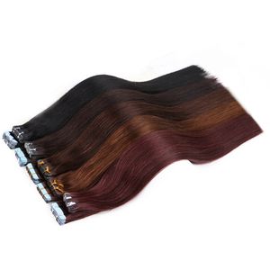 許昌ハーモニーヘア <span class=keywords><strong>20</strong></span>インチ 2.5g/本 50g/パック 100%人毛 ピュアバージンレミーヘアエクステ インビジブルテープインヘアエクステ - Product Image 6