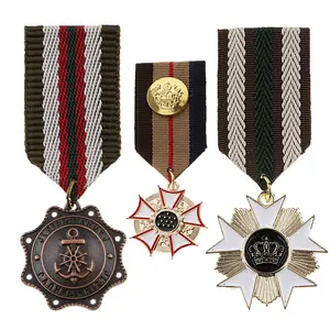 Insigne de médaille de la Force de la Marine en métal de haute qualité design en gros médaille d'honneur du ruban de l'URSS