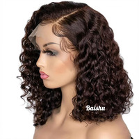 Perruques bouclées Bob Fashion les plus vendues, avec dentelle frontale HD, volumineuses, naturelles et douces, de style brésilien et vietnamien, pour femmes noires, vente en gros
