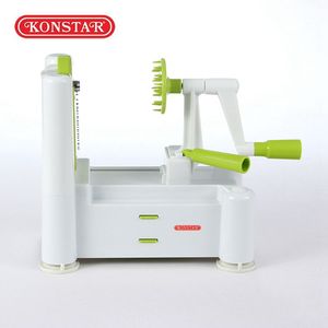 Best-seller - Gadget de cuisine - Acier inoxydable - Facile à nettoyer - Spiraleuse à légumes 3 en 1 - Product Image 1