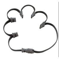 Cavo di Alimentazione per Disco Rigido 15 Pin, Adattatore Splitter da 1 Maschio a 3/4/5/6 Femmine, Prolunga di Alimentazione SATA per PC Fai-da-Te e Server