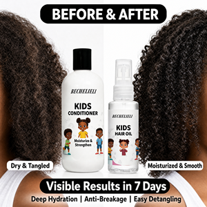 OEM Private Label <strong>Natural</strong> Organic Kids Hair Care Set Kids 3 in One <strong>Shampoo</strong> Conditioner Gel Body Wash Produits Pour Cheveux MOQ - Product Image 4